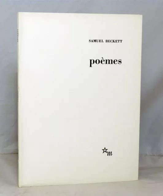 BECKETT (Samuel) - Poèmes - 1968 - Edition Originale