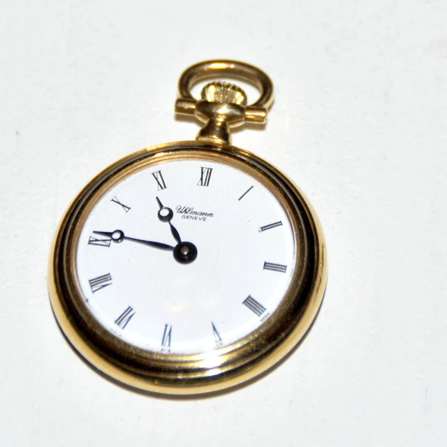Montre Gousset Argentée Femme – Mouvement Bloqué, Occasion, Chronomètre