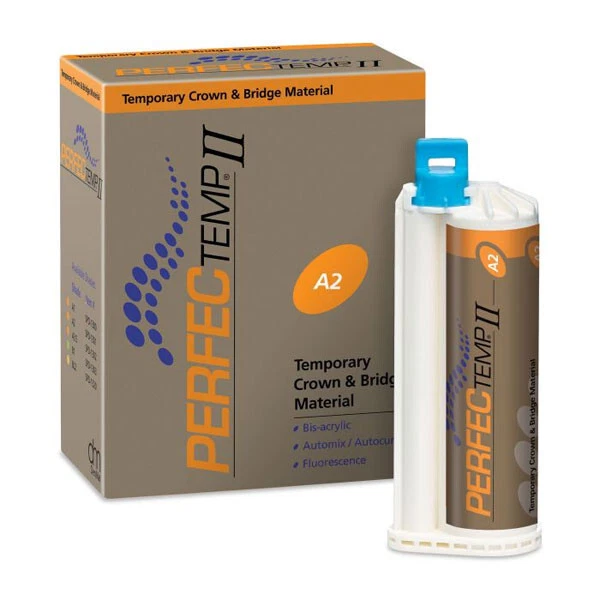 PERFECTemp II A2 Cartridge, Temporary Crown & Bridge Material 4:1, Self-Cure