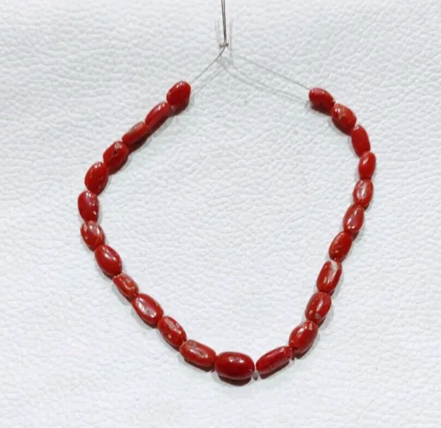 100%Natural Red Coral Beads Gemstone Italian Sea Mediterranean Loose Coral Beads