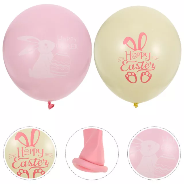 20pcs Easter Balloons & Kids Ornaments for Party Decoration