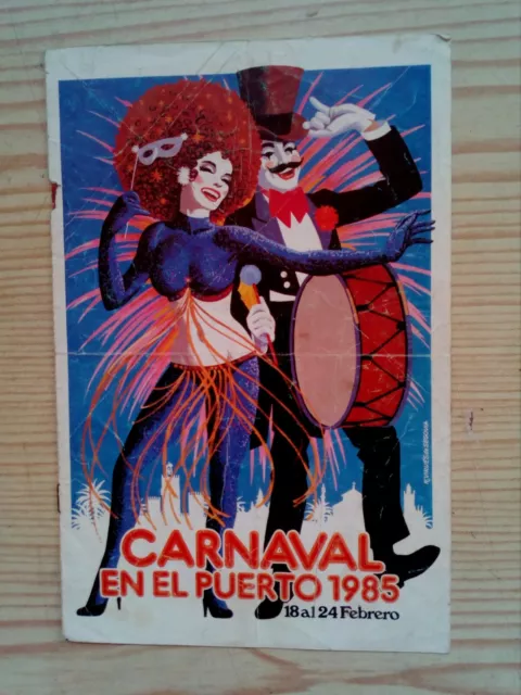 Lote 6 Carteles De Carnaval - Puerto De Santa Maria - Cadiz - Años 80/90