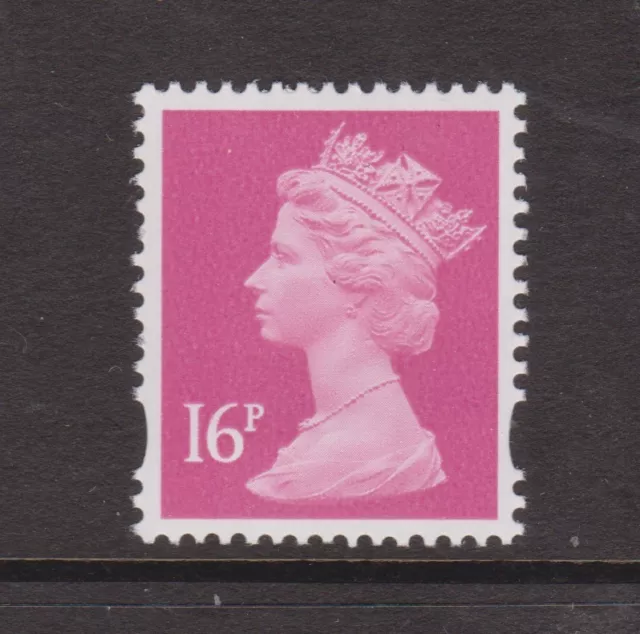 SG Y1680 GB QEII MNH MACHIN DEFINITIVE 16p PALE CERISE 2B