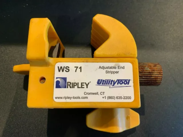 Ripley Utility Tool WS 71 - décapant d'extrémité réglable, légèrement utilisé, bouton rouillé