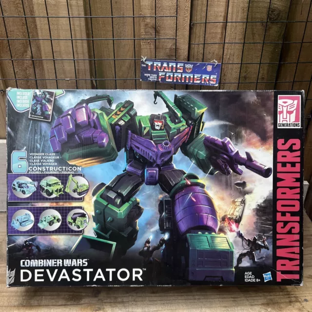 Transformers Hasbro 45cm Tall IDW Combiner Wars CW Devastator Complete Legit