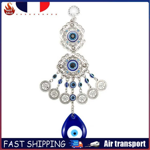 Turkish Blue Eyes Wind Chimes Wall Hanging Ornament Garden Home Decor (B)