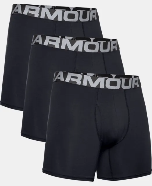 UNDER ARMOUR MENS Tech 6 BoxerJock Boxer Briefs Underwear 1332663