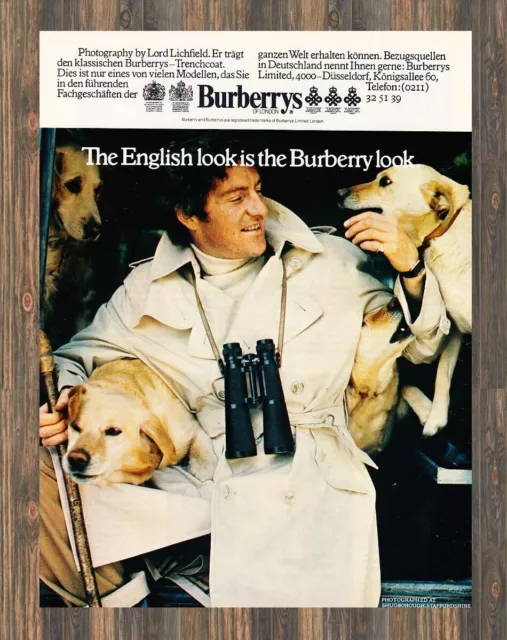 Burberrys of London - Reklame Werbeanzeige Original-Werbung 1976 (1)