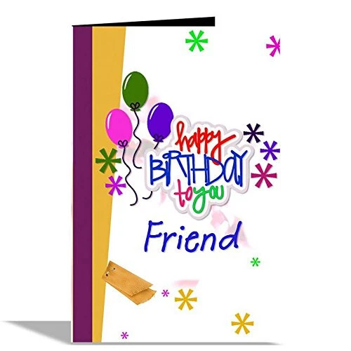 Happy Birthday An Sie Freund Grußkarte Bunt