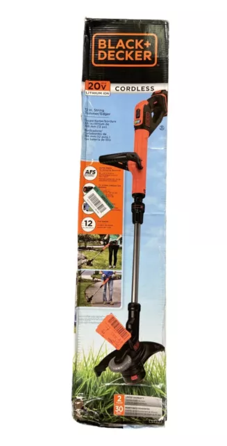 OPEN BOX - BLACK+DECKER LST522 20V MAX String Trimmer 2-Speed 12-Inch Tool Only