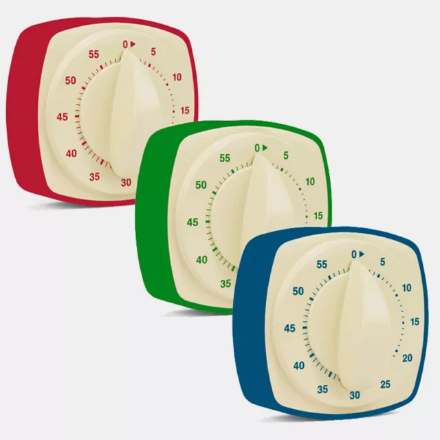 Retro Küchenwecker 60s 70s Eieruhr Magnet Kurzzeitmesser Vintage Mid Century NEU 2