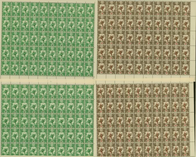 French New Caledonia 1945-MNH. Yvert Nr.: 249/256. Sheet of 50.(EB) AR1-00424