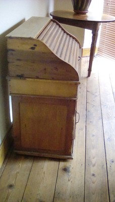 antique child's roll top desk 2