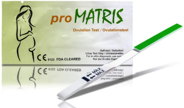 30 Ovulation Test Strips Ultra Sensitive Fertility Tests 10miu Kits proMATRIS