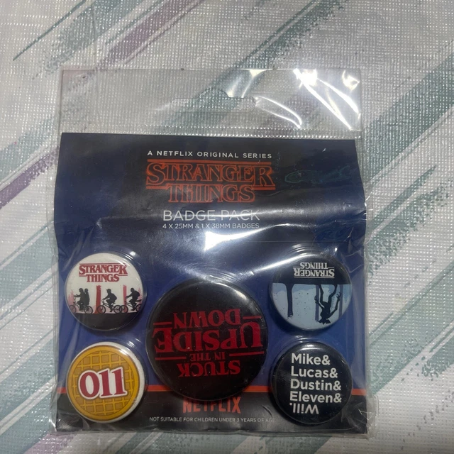 Stranger Things Button Badge Set Stranger Things Button Badge Set