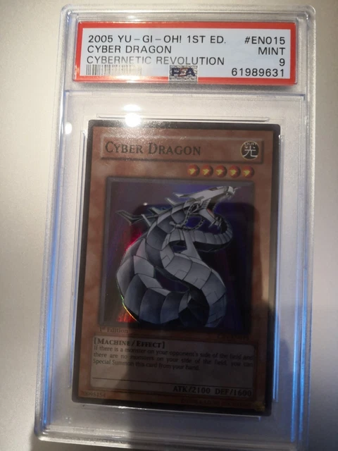 YU-GI-OH CARD CYBER Dragon Crv-En015 1St Edition Super Rare Psa 9 EUR ...
