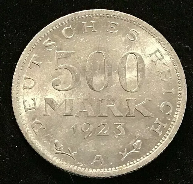 Germany - Weimar Republic 500 Mark, 1923 A  a/UNC 2