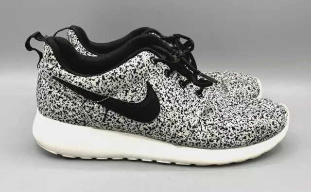 Nike Roshe Run Black Sail Speckled Lace Up Sneaker 511882-003 Women US Size 6.5