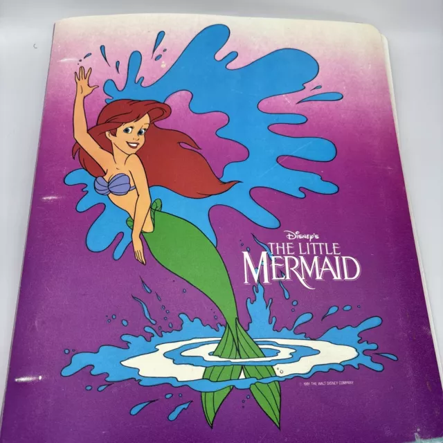 Walt Disneys THE LITTLE MERMAID 1991 Pro Set Trading Cards Lot, Popups,Stickers