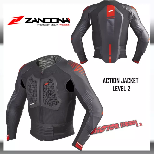 Zandonà PETTORINA CROSS ENDURO MTB ZANDONA ACTION JACKET X7 LIVELLO 2 TAGLIA M