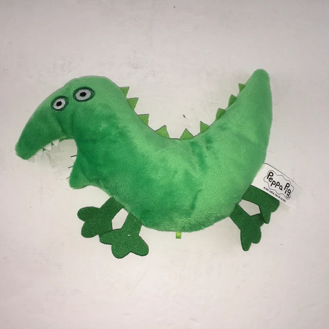 PEPPA PIG GEORGE’S Mr Dinosaur Plush Flat Jazwares Stuffed Animal Toy 8 ...