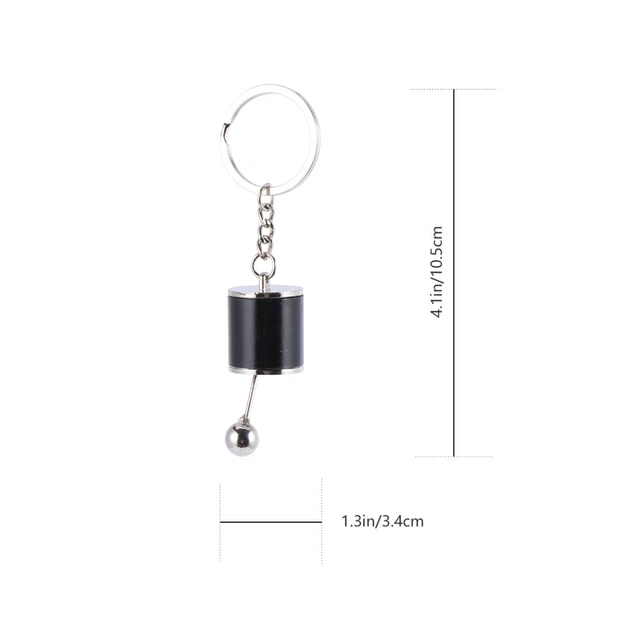 2 Pcs Key Organizer Gear Key Chain Pendant Keyrings Car Keys Metal Keychain Mini 12