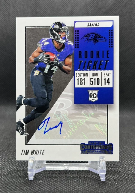 2018 Panini Contenders TIM WHITE Rookie Ticket AUTO Arizona State Sun Devils RC