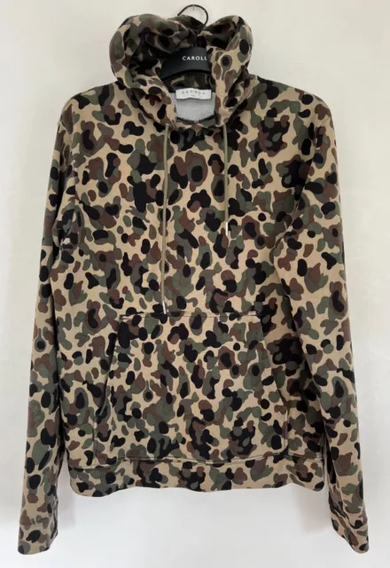 Sweat à capuche - Sandro - kaki militaire - taille S - TBE