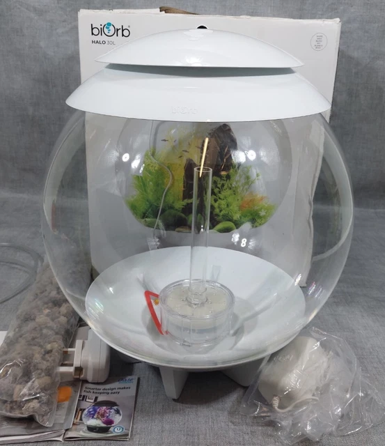 Nueva pecera BiOrb HALO 30 litros LED blanca acuario