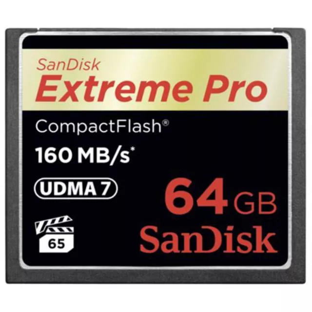 SanDisk Extreme Pro CF  64GB 160MB/s   SDCFX # SDCFXS-064G-X46