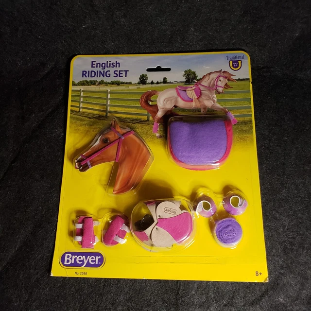 Breyer New  English Riding Set  #2050 Saddle Bridle Traditional Model Horse