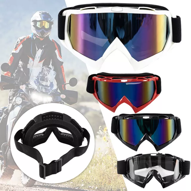 Motocross Motorbike Windproof Goggles Bike Glasses ATV BMX Sports Racing Eyewear