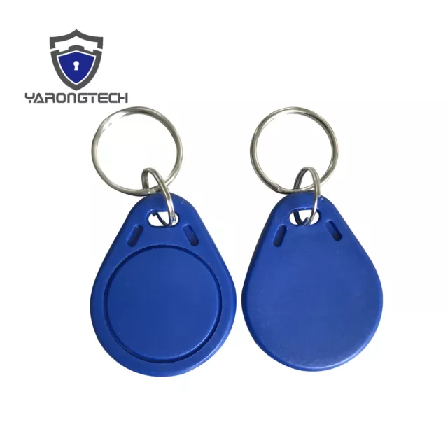 13.56mhz MIFARE Classic 1K Fob ISO 14443A Blue Door Key Tag - 100