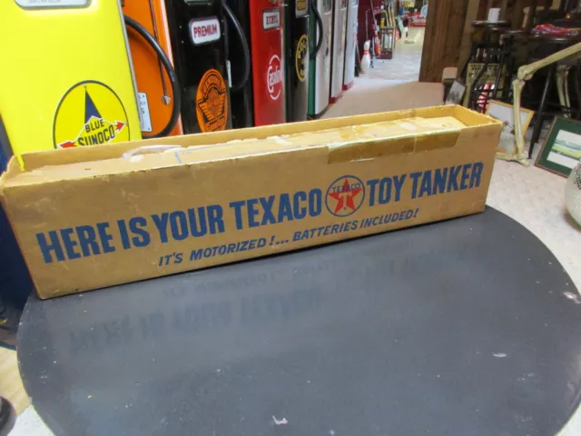 Original Texaco Toy Tanker Ship In The Original Box