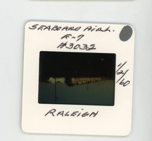 Duplicate  Train Slide Seaboard E-7 #3032 01/1960   Raleigh N Carolina 2