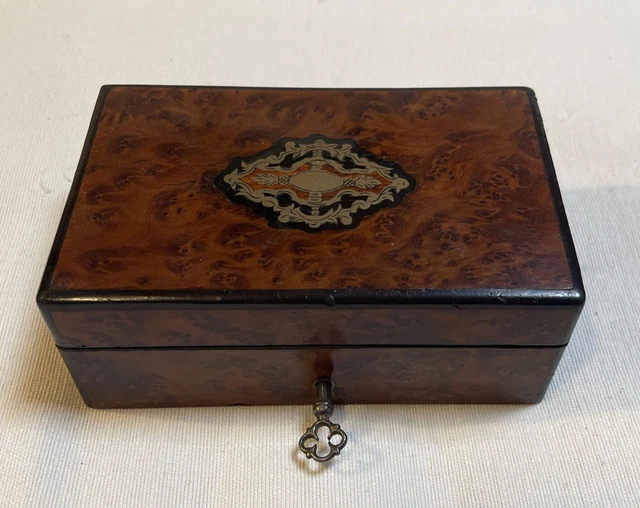 Coffret Ancien Vitrine Boîte à Bijoux En Verre Et Laiton - 19ème Siècle - Fabrication France