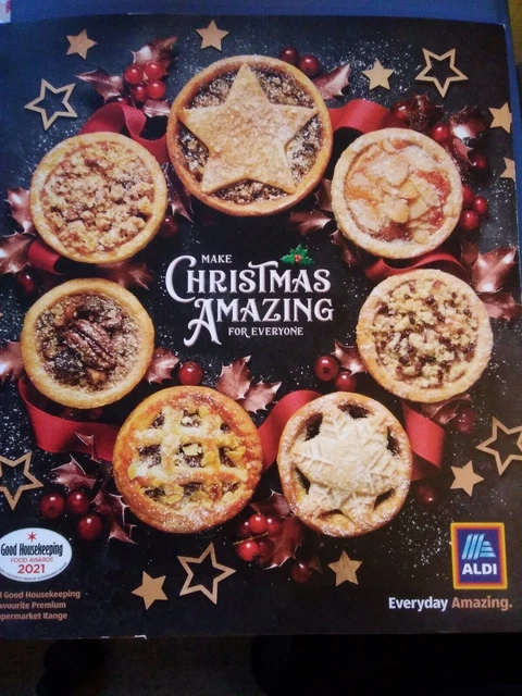 ALDI EVERYDAY MAKE Christmas Amazing 50 page magazine booklet 2021 £3.