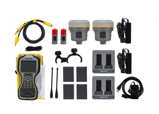 Trimble GPS Dual R10 M1 V1 Base Rover Receiver Kit w/ TSC3 & Access Software