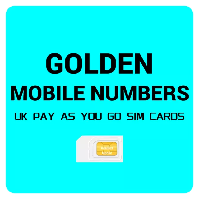 Gold Easy Mobile Number Golden Platinum Vip Uk Pay As You Go Sim Card 888 00 786