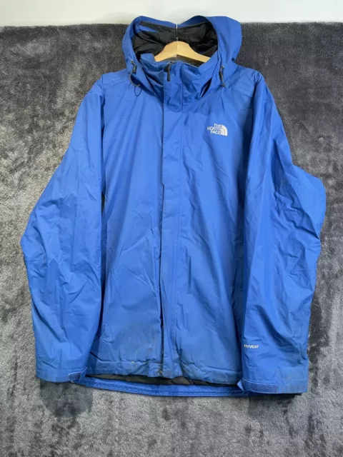 Mens The North Face Hyvent Waterproof Windproof Jacket Raincoat Size X-Large