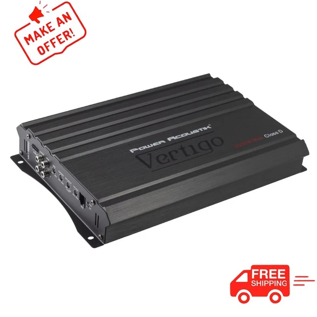 POWER ACOUSTIK VA14000D Monoblock Amplifier Class D Vertigo Series Max