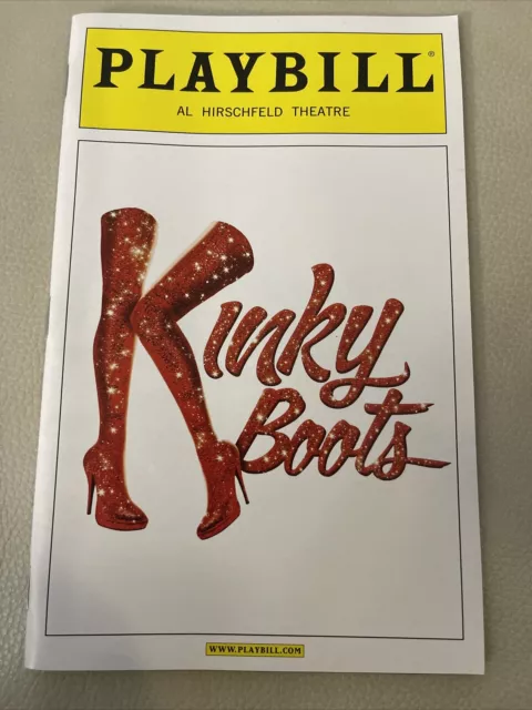 Kinky Boots the Musical Original Broadway Playbill Billy Porter