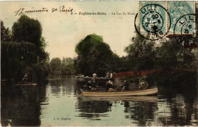 CPA Enghien les Bains Le Lac du Nord FRANCE (1330615)