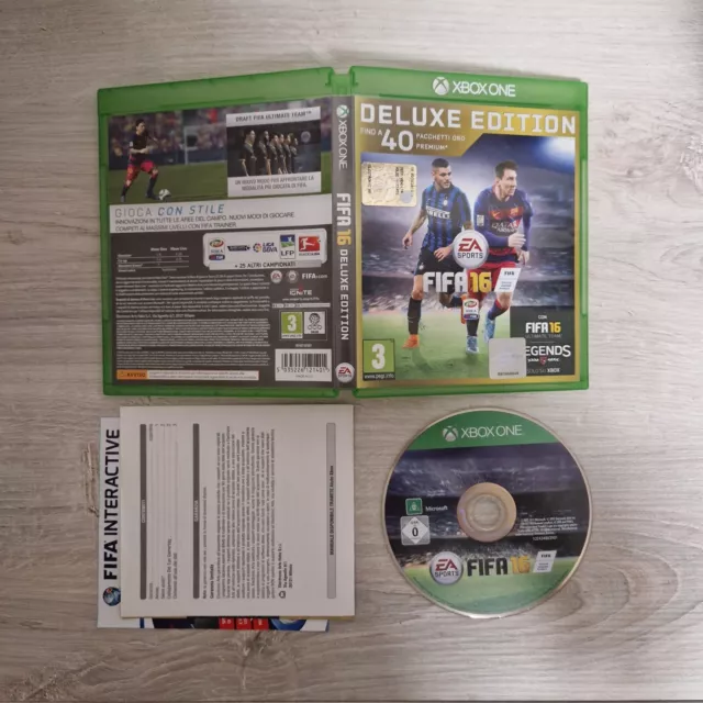 Fifa 16 Fifa16 Deluxe Edition XboxOne Xbox One pal ita italiano