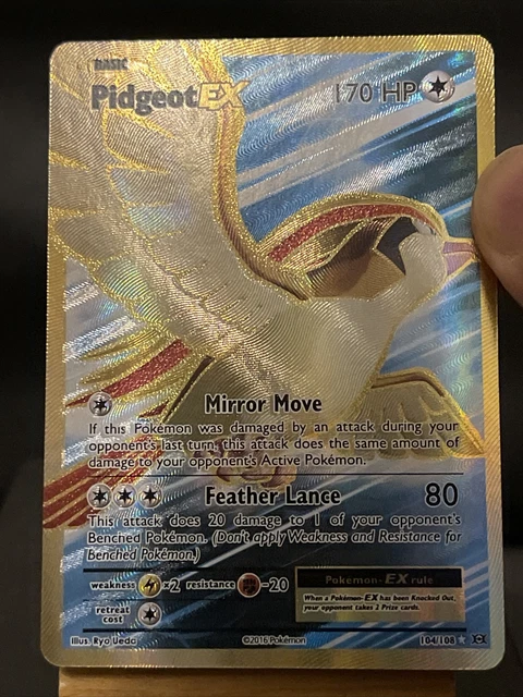 Pokémonkarte Pidgeot EX 104/108 XYEvolutions Full Art NM 4