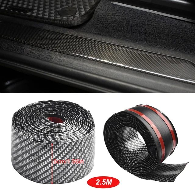 Protection Seuil de Porte Pour VW Arteon 2017-2024 Fibre de Carbone 4Pcs