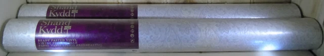 Shand Kydd Wallpaper - Ready Pasted Vinyl - Des 89155 - Lot X1 - Cream Floral x2
