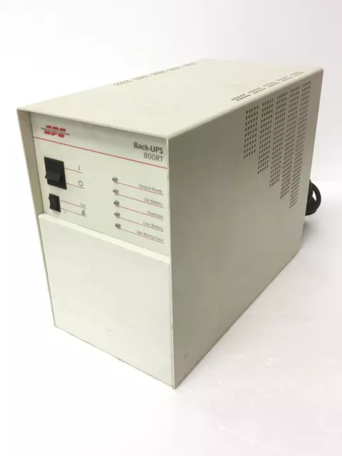 AMERICAN POWER CONVERSION 800RT 6 Outlets UPS w/Cables No Batteries WORKING