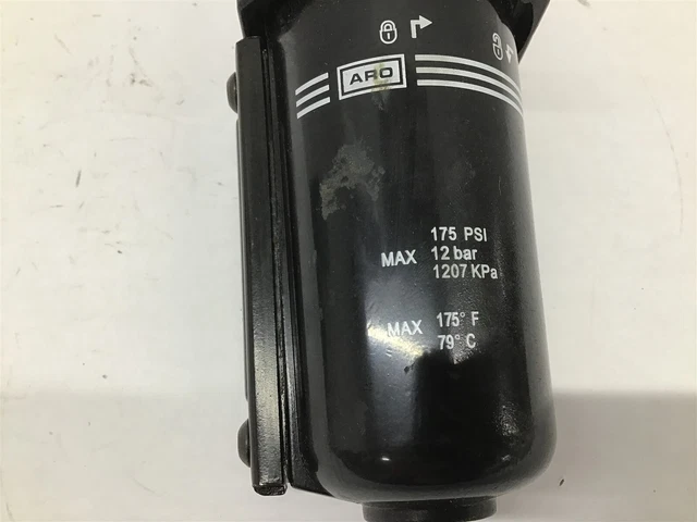 Aro 175 PSI Max 12 Bar 1207Kpa Max 175 F 79 C Filter