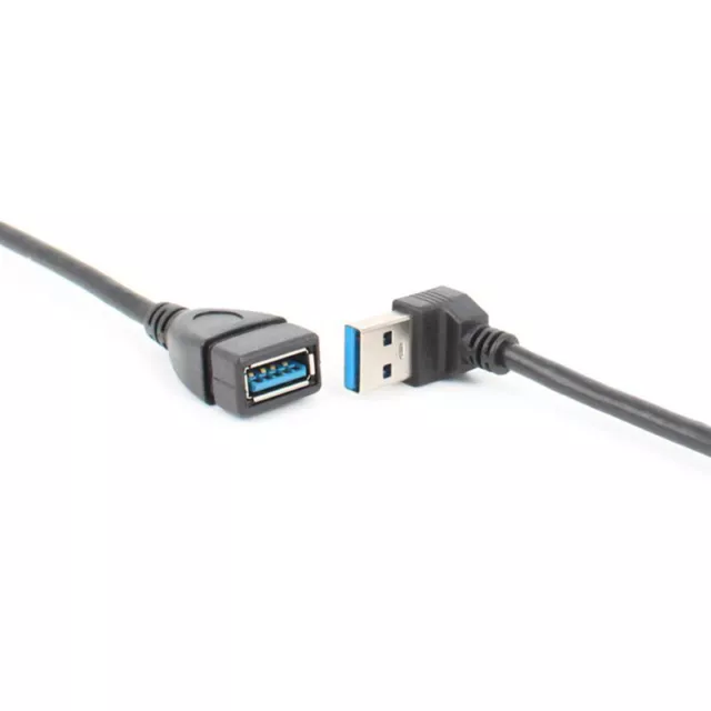 USB 3.0 Extension Cable Up Down Left Right Angle 90 Degree Male To Female Cab ZF